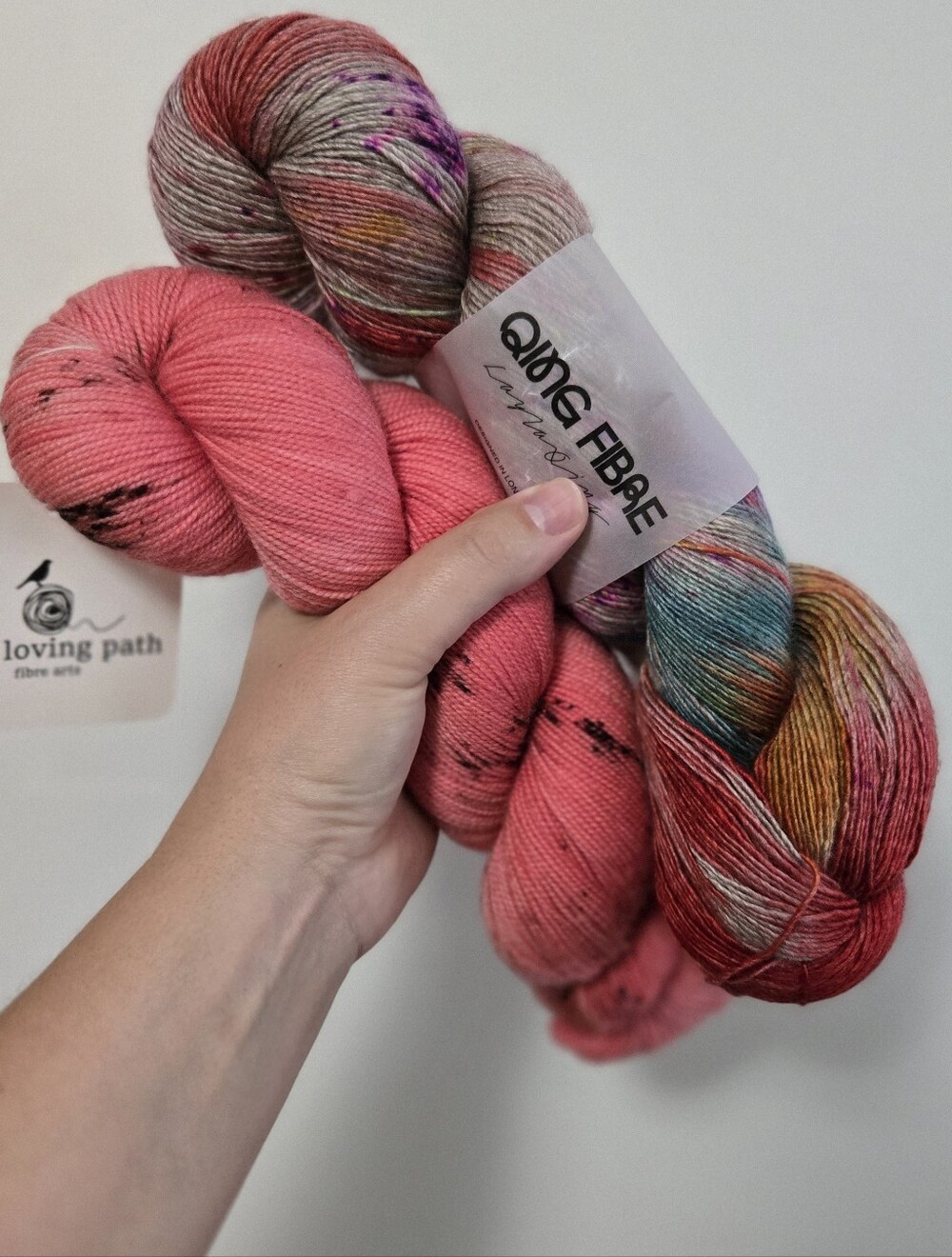 3-skein Bundle of Fingering Weight Yarn